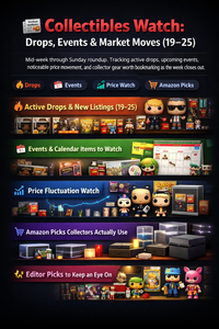 Collectibles Watch: Drops, Events & Price Moves (19–25)