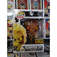 Funko Pop! Vinyl: Mortal Kombat - Scorpion- Hot Topic (HT) (Exclusive) #255