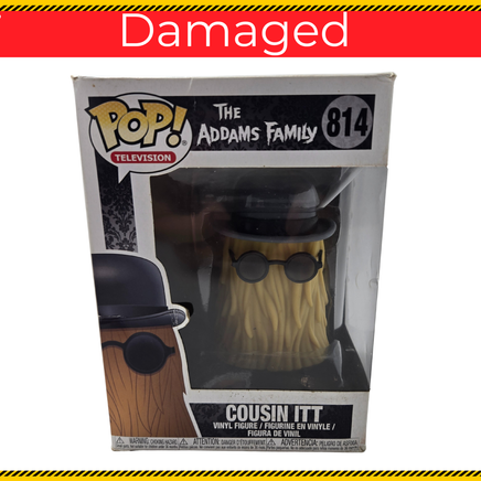 Funko Pop Cousin Itt 814 Addams Family vinyl collectible figure for pop culture collectors.