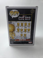Funko Pop Iron Man #375 Marvel vinyl figure collectible in box.