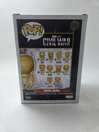 Funko Pop Iron Man #375 Marvel vinyl figure collectible in box.