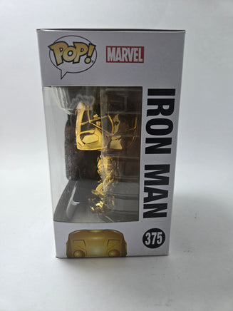 Funko Pop Iron Man #375 Marvel vinyl figure collectible in box.