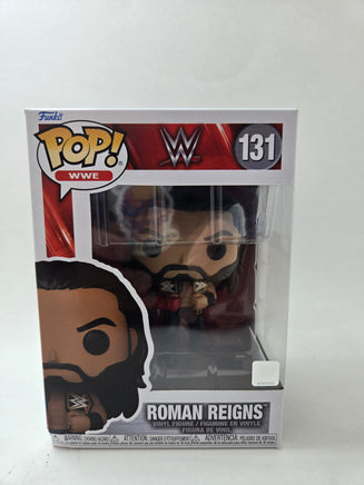 Funko Pop Roman Reigns #131 WWE vinyl figure collectible in box.