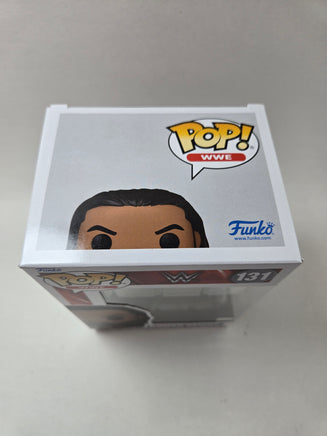 Funko Pop Roman Reigns #131 WWE vinyl figure collectible in box.