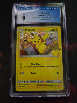 Pikachu McDonalds CGC 9
