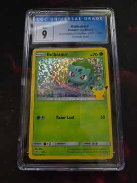 Bulbasaur McDonalds CGC 9