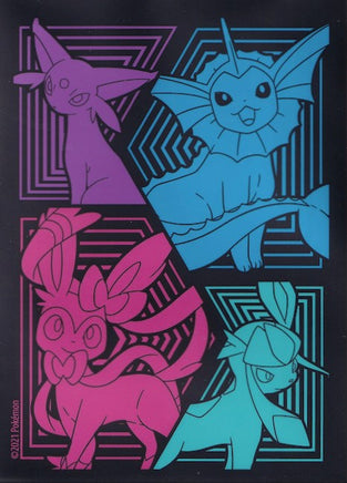 Pokemon TCG: Evolving Skies Elite Trainer Box Card Sleeves - Glaceon, Vaporeon, Sylveon, & Espeon (65 Pack)