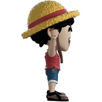 Luffy vinyl collectible from YouTooz Netflix collection — side angle
