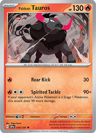 Paldean Tauros - 018/191
