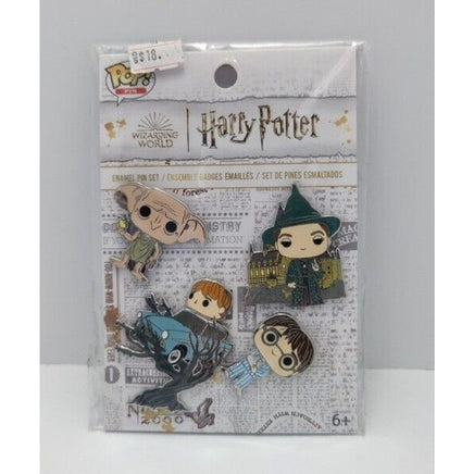 Harry Potter with the Funko Anniversary 4-Pack Pin Set