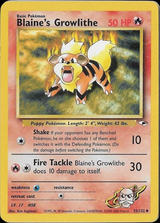 Blaine's Growlithe (35)