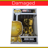 Funko Pop Iron Man #375 Marvel vinyl figure collectible in box.
