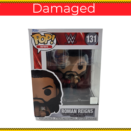 Funko Pop Roman Reigns #131 WWE vinyl figure collectible in box.