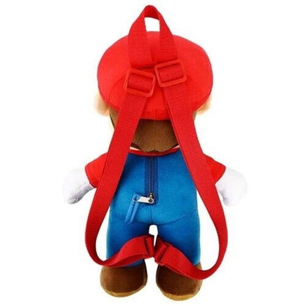 Back view / straps of Mario Plush Backpack