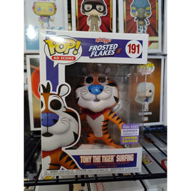 Funko Pop! Ad Icons Tony The Tiger Surfing #191 SDCC Shared Exclusive In Hand